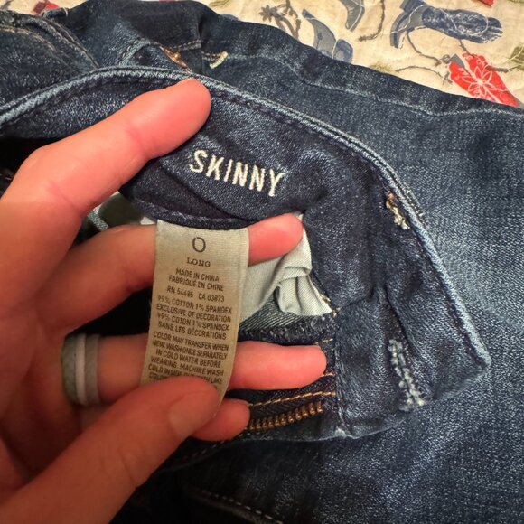 Womens American Eagle Skinny Jeans 0 Long - Picture 4 of 5